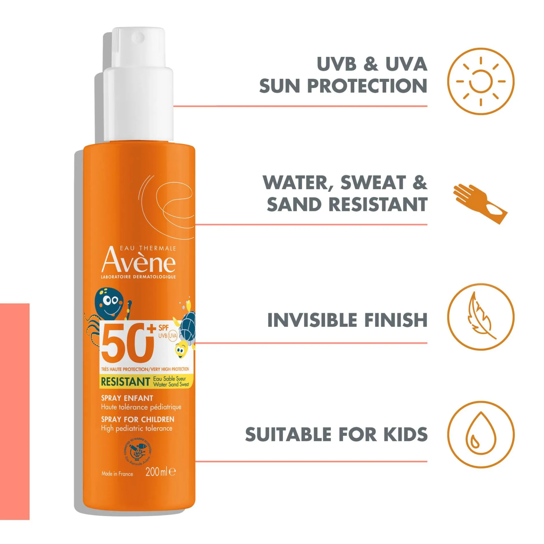 Avène Suncare Very High Protection Spray for Children SPF50+ 200ml Clearance