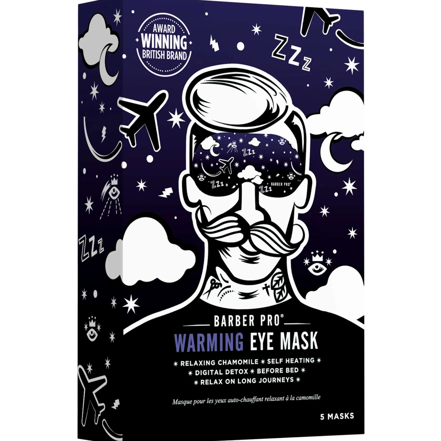 BARBER PRO Warming Eye Mask x 5
