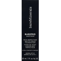 bareMinerals BAREPRO 24hr Skin-Perfecting Matte Liquid Foundation SPF20 - Fair 17 Neutral 30ml Hot