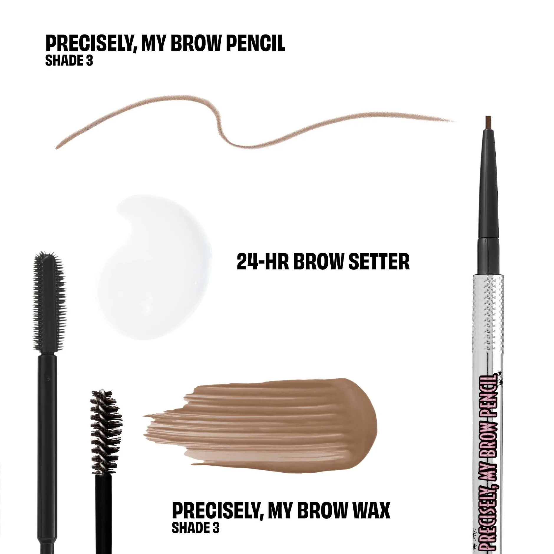 benefit Gifts & Sets BROWminoes 3 Eyebrow Makeup 3-piece Gift Set (Worth £66.50) New