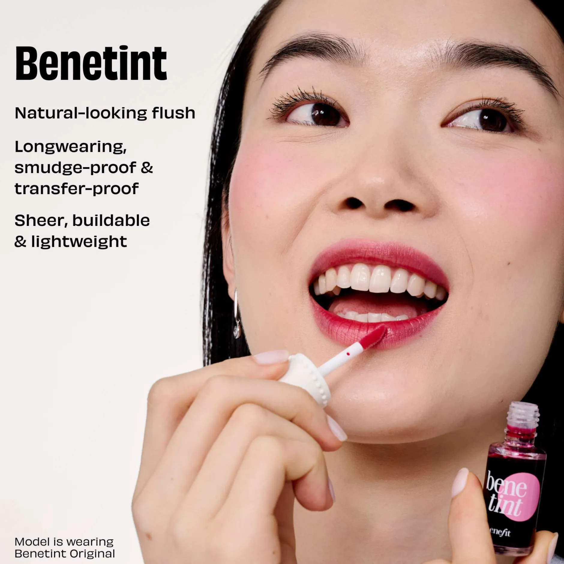 benefit Gifts & Sets Dew the Benetint Rose-Tinted Lip & Cheek Stain & Liquid Highlighter Duo (Worth £56.50) New