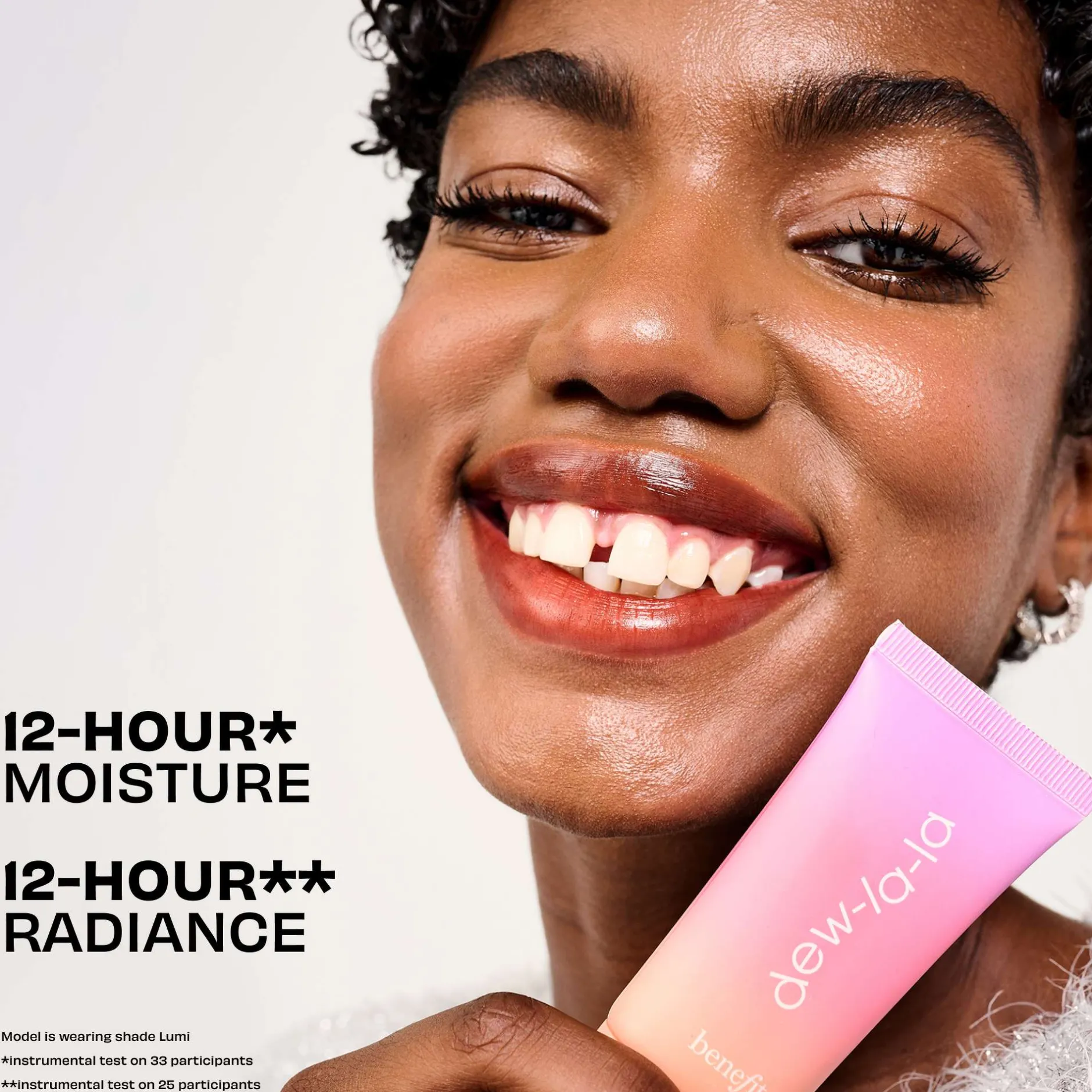 benefit Gifts & Sets Dew the Benetint Rose-Tinted Lip & Cheek Stain & Liquid Highlighter Duo (Worth £56.50) New