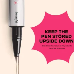 benefit Mighty Fine Brow Superfine Triple Tip Pen 5 Warm Black-Brown 0.5ml Hot