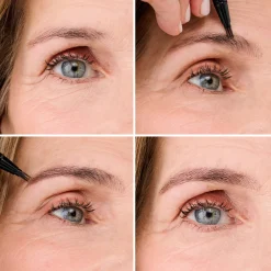 benefit Mighty Fine Brow Superfine Triple Tip Pen 5 Warm Black-Brown 0.5ml Hot