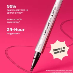 benefit Mighty Fine Brow Superfine Triple Tip Pen 5 Warm Black-Brown 0.5ml Hot