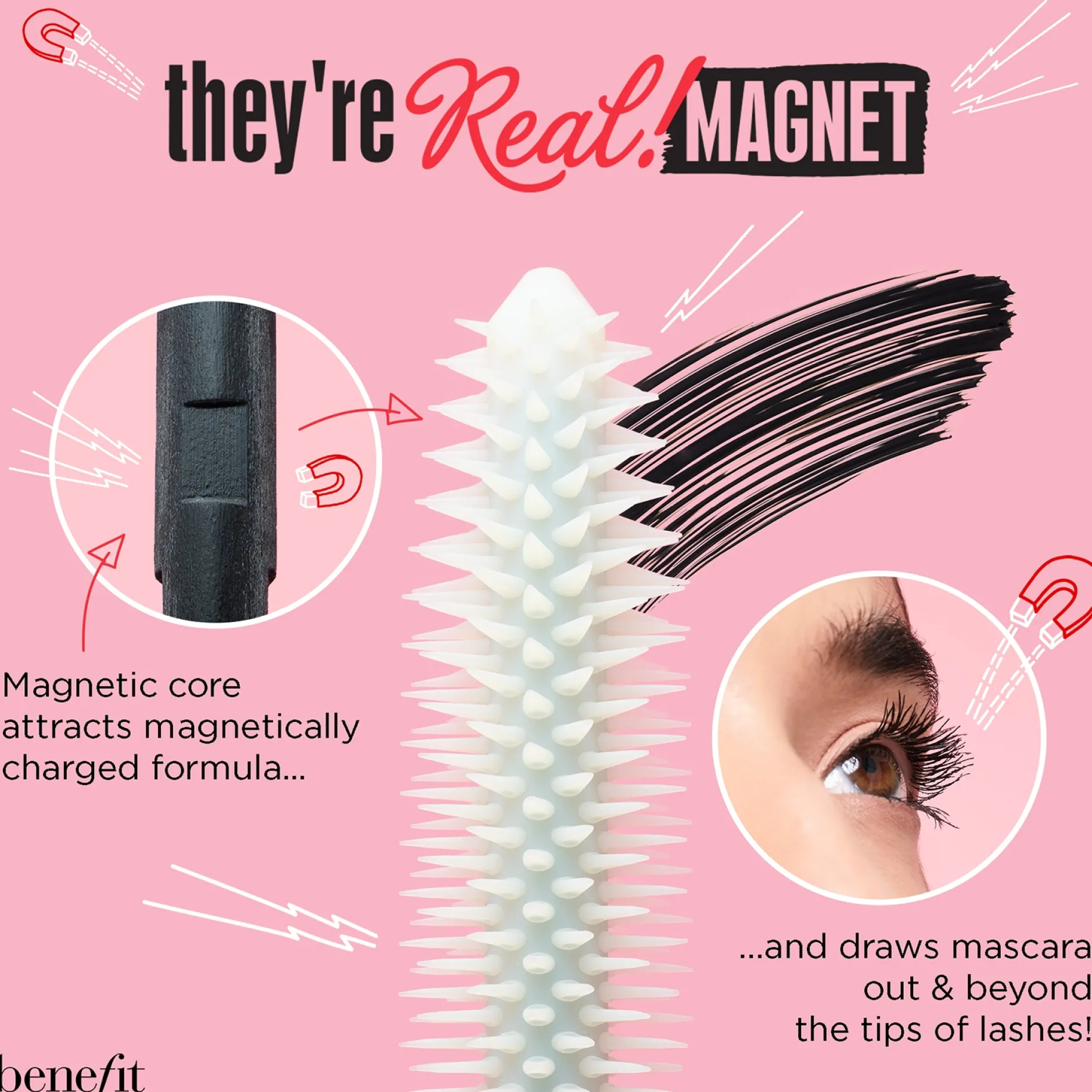 benefit Minis They're Real! Magnet Mascara Black Outlet