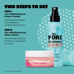 benefit The POREfessional Power Matte and Blur Loose Setting Powder 4g New