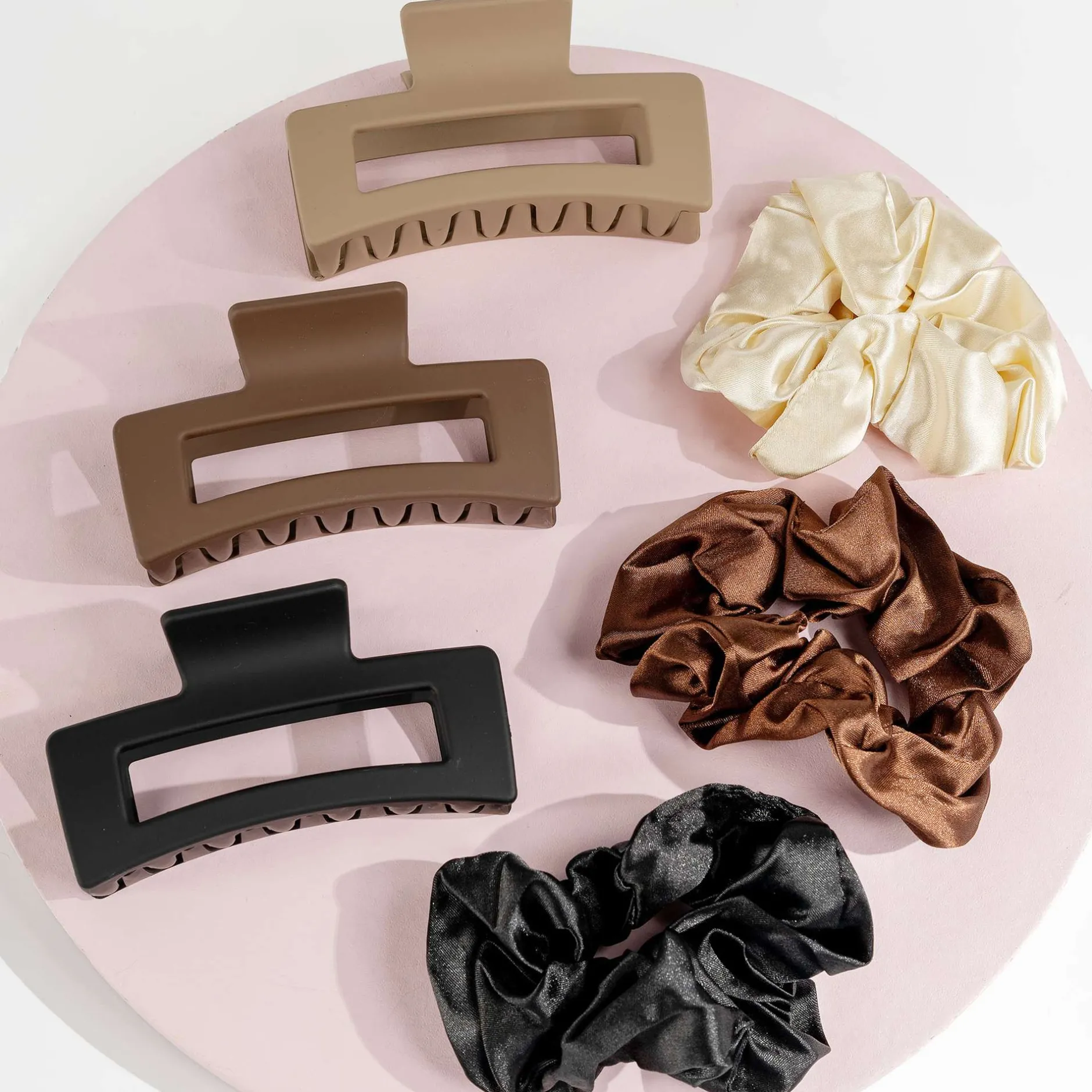 Brushworks Christmas 2024 Natural Hair Clip & Scrunchie Set Outlet