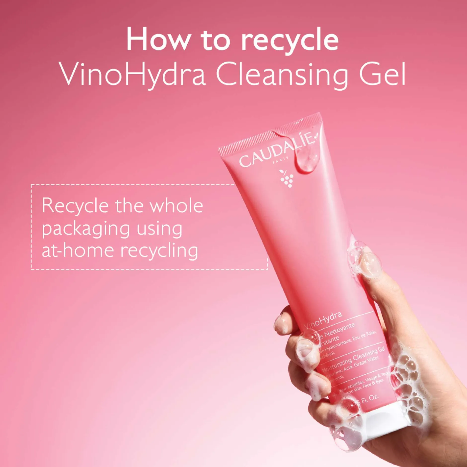 Caudalie VinoHydra Moisturising Cleansing Gel 150ml Clearance