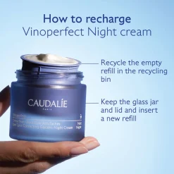 Caudalie Vinoperfect Brightening Glycolic Refillable Night Cream 50ml Sale