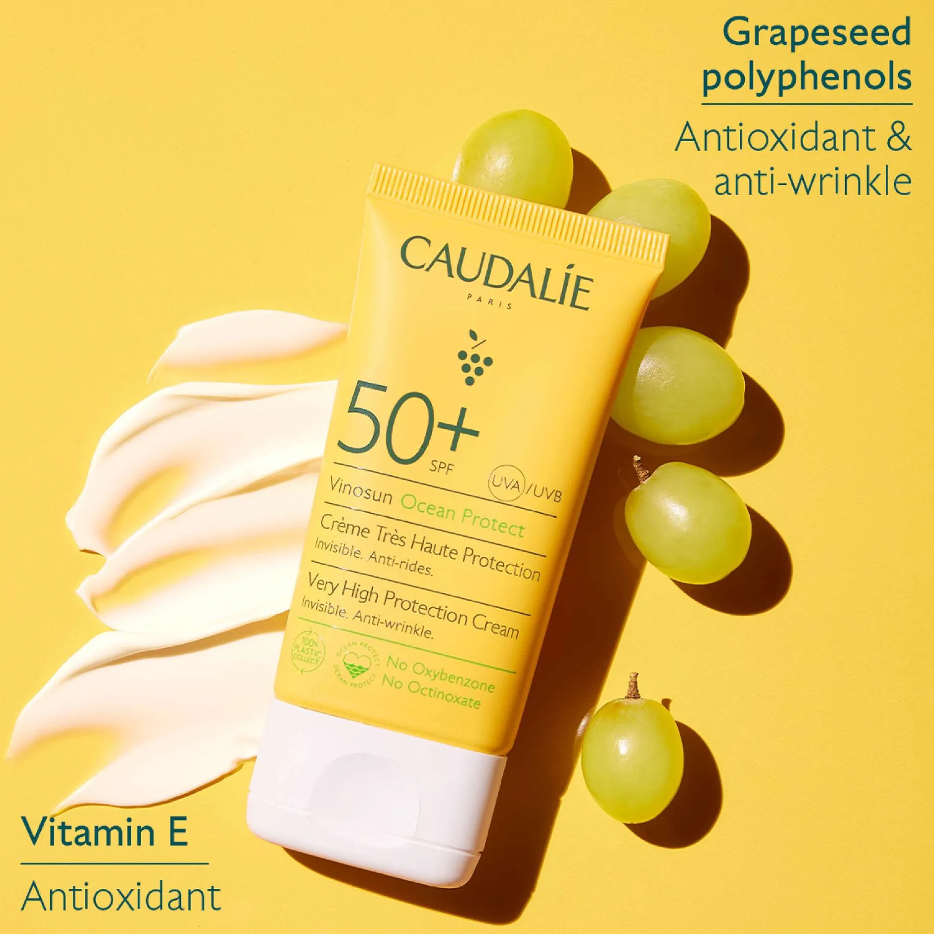 Caudalie Vinosun Protect Very High Protection Antioxidant Cream SPF50+ 50ml