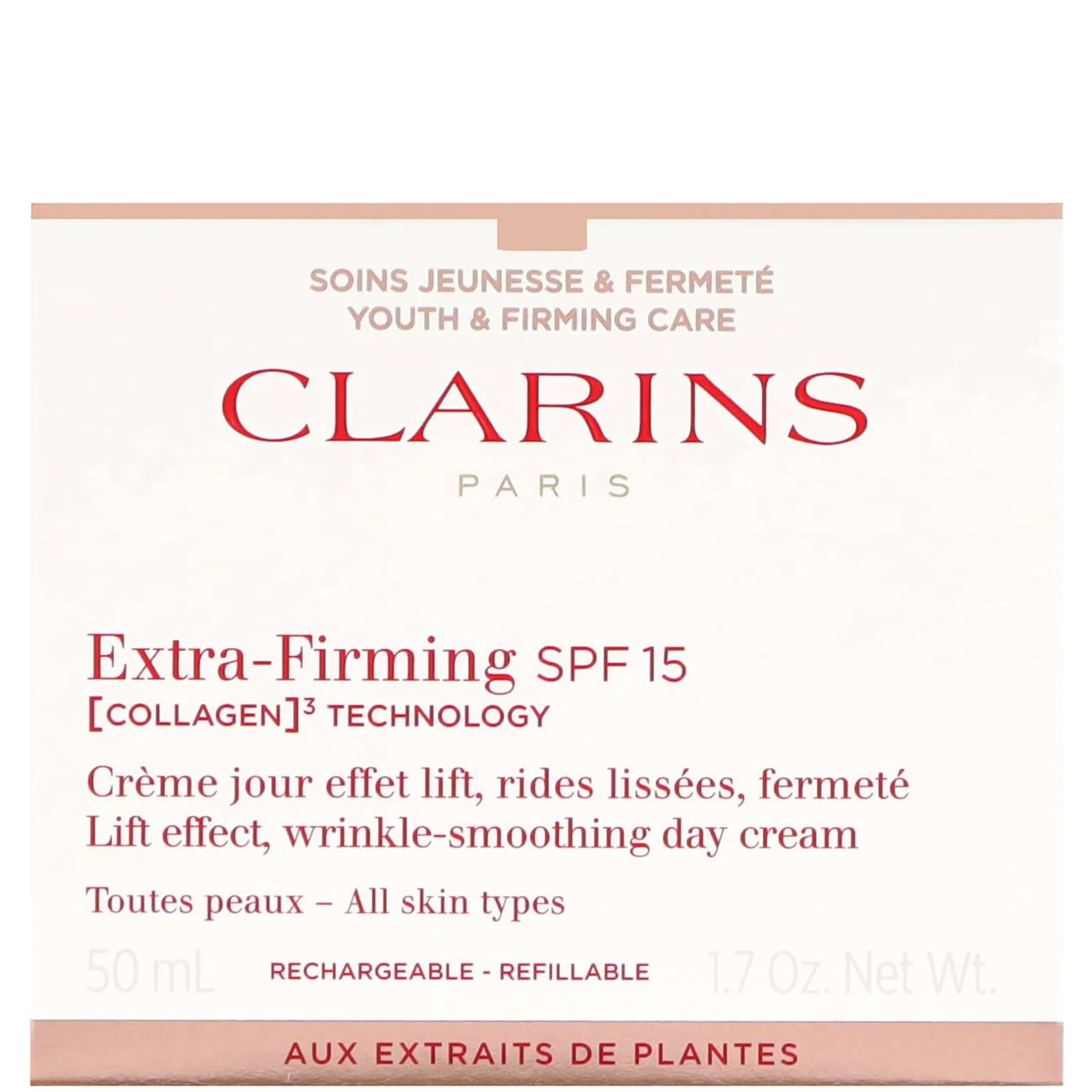 Clarins Extra-Firming Day Cream SPF15 for All Skin Types 50ml / 1.7 oz. Online