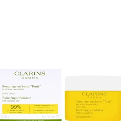 Clarins Firming Treatment Tonic Sugar Polisher with Essential Oils 250g / 8.8 oz. Hot