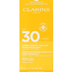 Clarins Sun Care Youth-protecting Sunscreen High Protection SPF30 50ml Hot