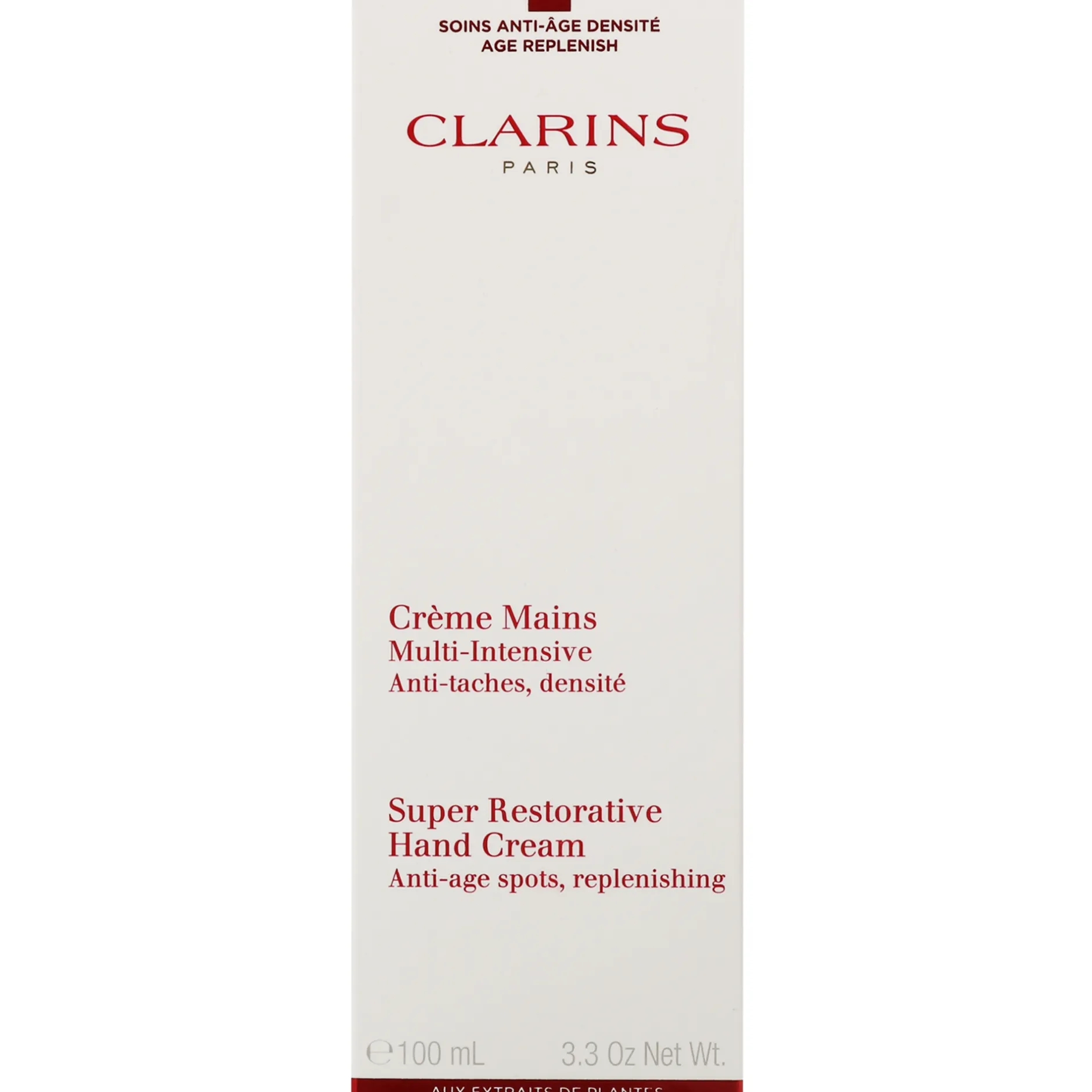 Clarins Super Restorative Hand Cream 100ml / 3.3 oz. Discount