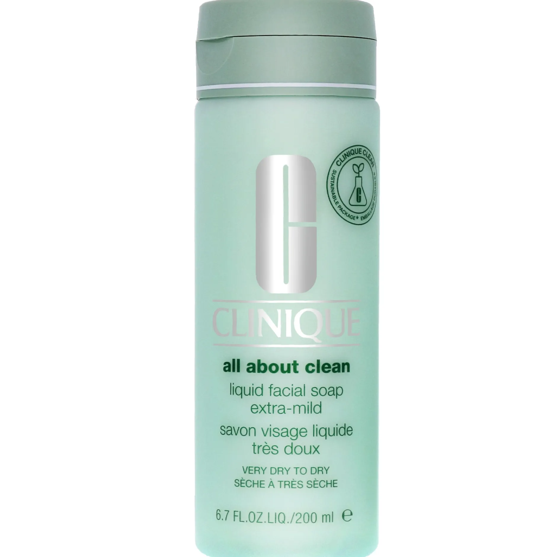 Clinique Cleansers & Makeup Removers Liquid Facial Soap Extra-Mild for Very Dry to Dry Skin 200ml / 6.7 fl.oz. Discount