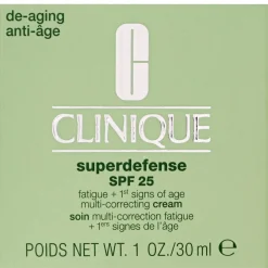 Clinique Superdefense Fatigue + 1st Signs of Age Multi-Correcting Cream for Combination Oily to Oily Skin SPF25 30ml Sale