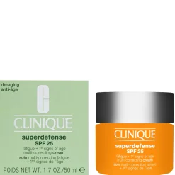 Clinique Superdefense Fatigue + 1st Signs of Age Multi-Correcting Cream for Combination Oily to Oily Skin SPF25 50ml Outlet