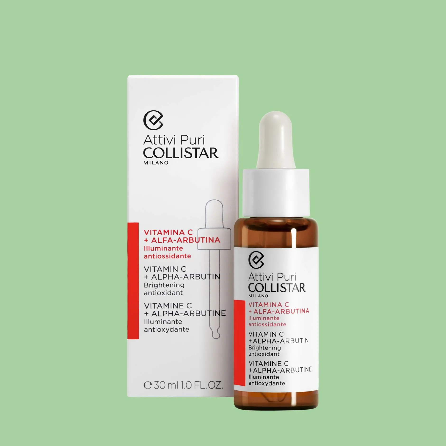 Collistar Attivi Puri Vitamin C + Alpha-Arbutin 30ml New