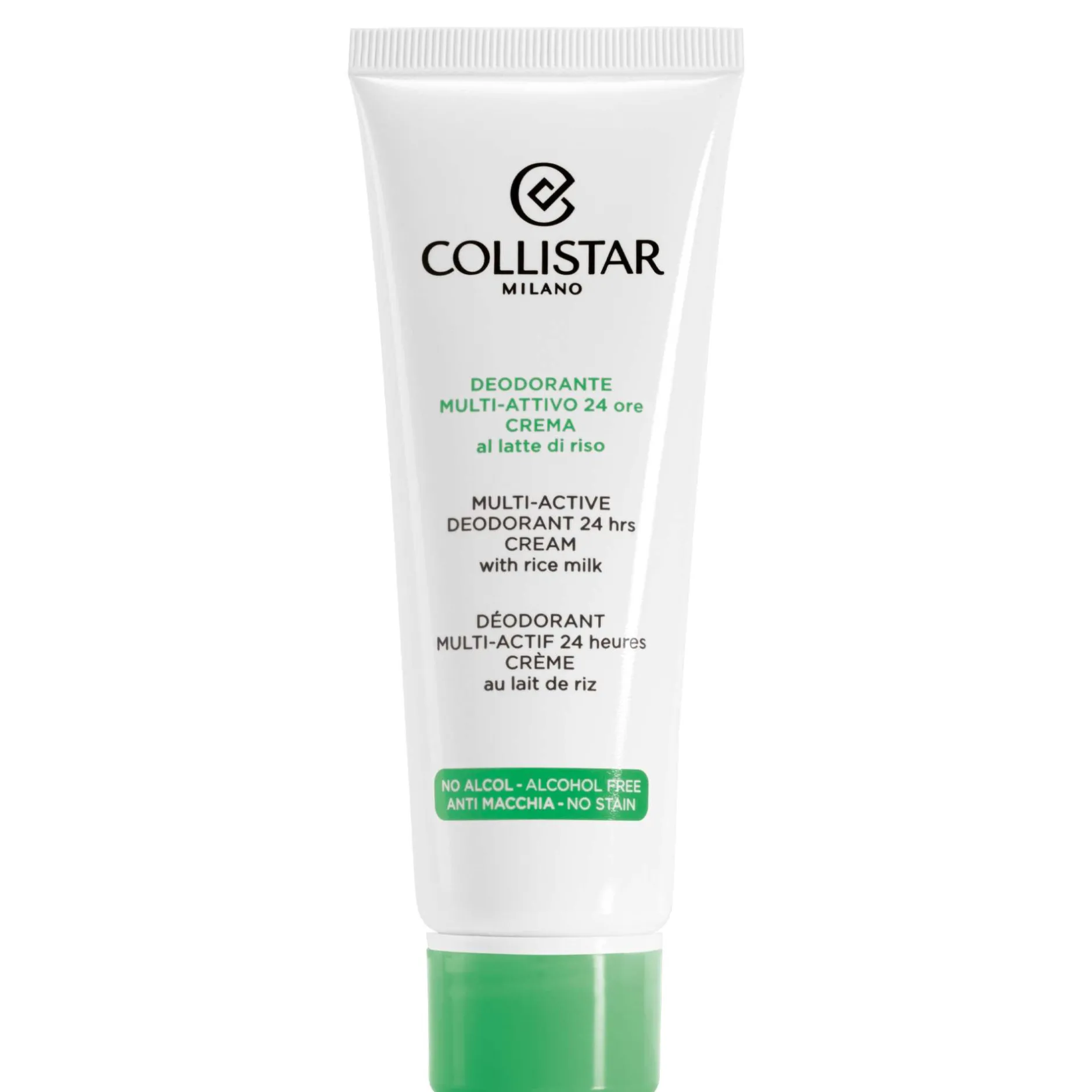 Collistar Deodorants Multi-Active 24 Hour Deodorant Cream with Rice Milk 75ml Best