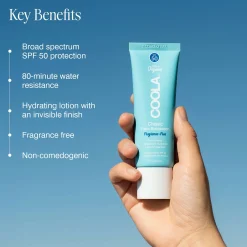 Coola Face Care Classic Face Sunscreen Lotion SPF50 Fragrance-Free 50ml Online