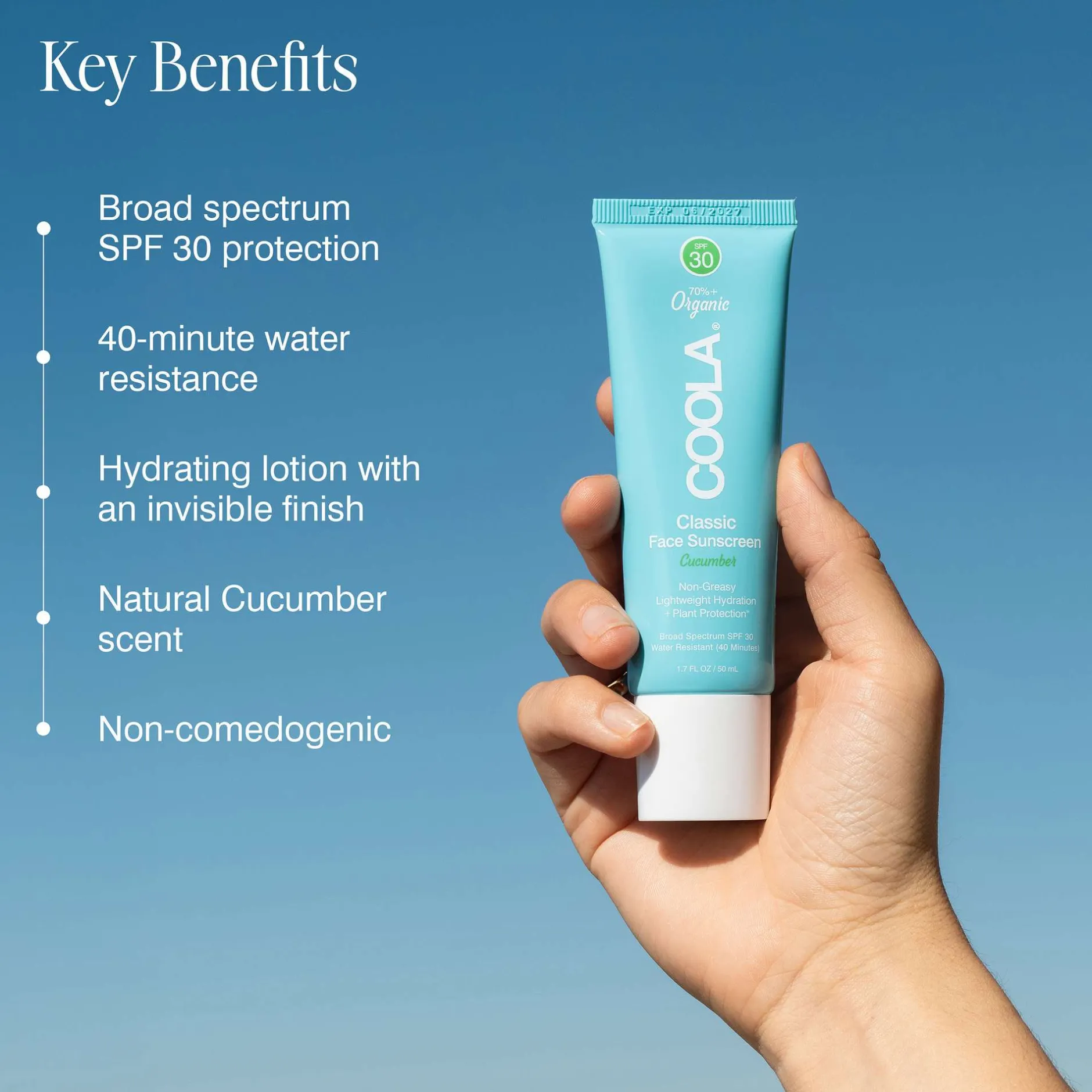 Coola Face Care Cucumber Face Lotion SPF30 50ml Online