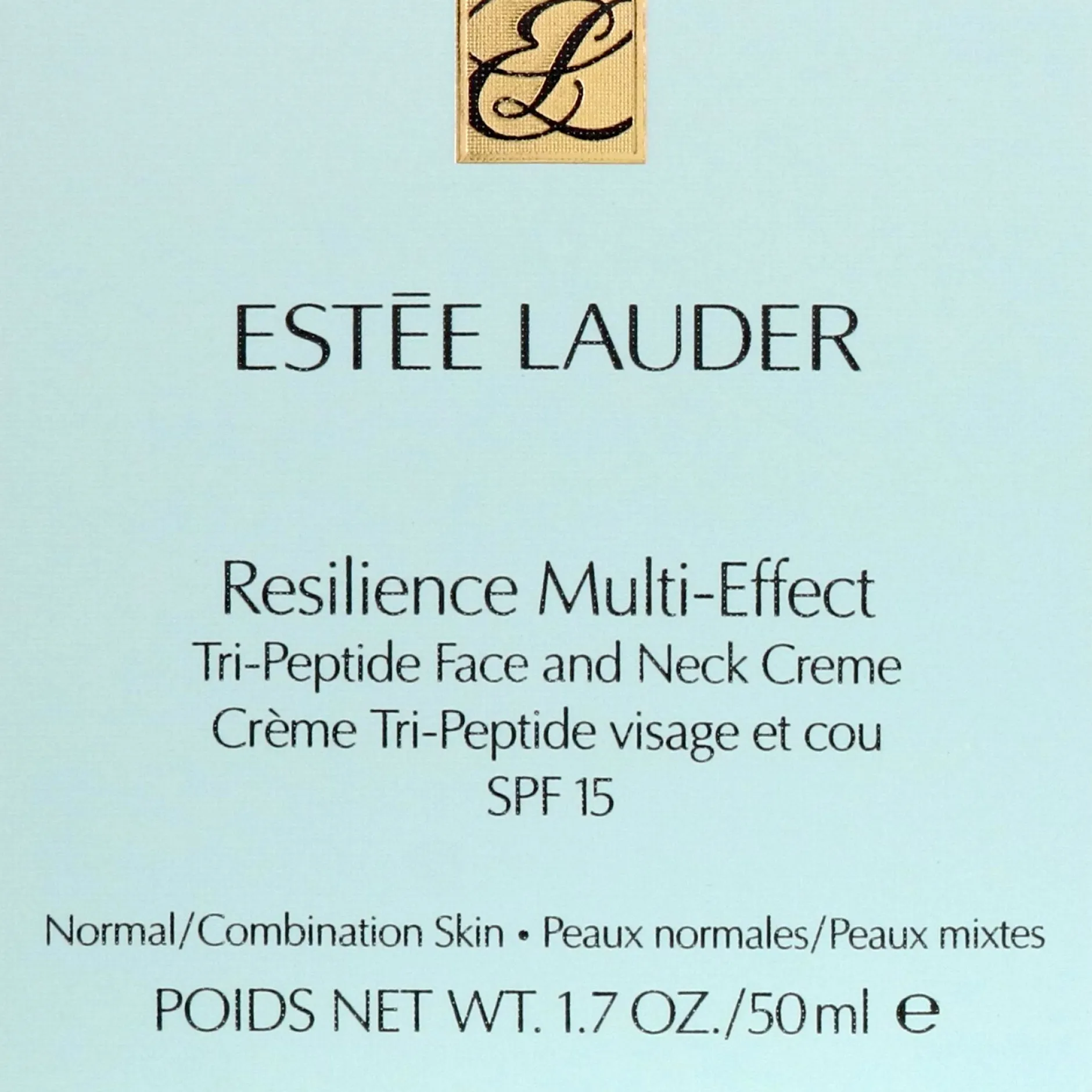 Estée Lauder Resilience Multi-Effect Tri-Peptide Face and Neck Creme For Normal/Combination Skin SPF15 50ml Discount
