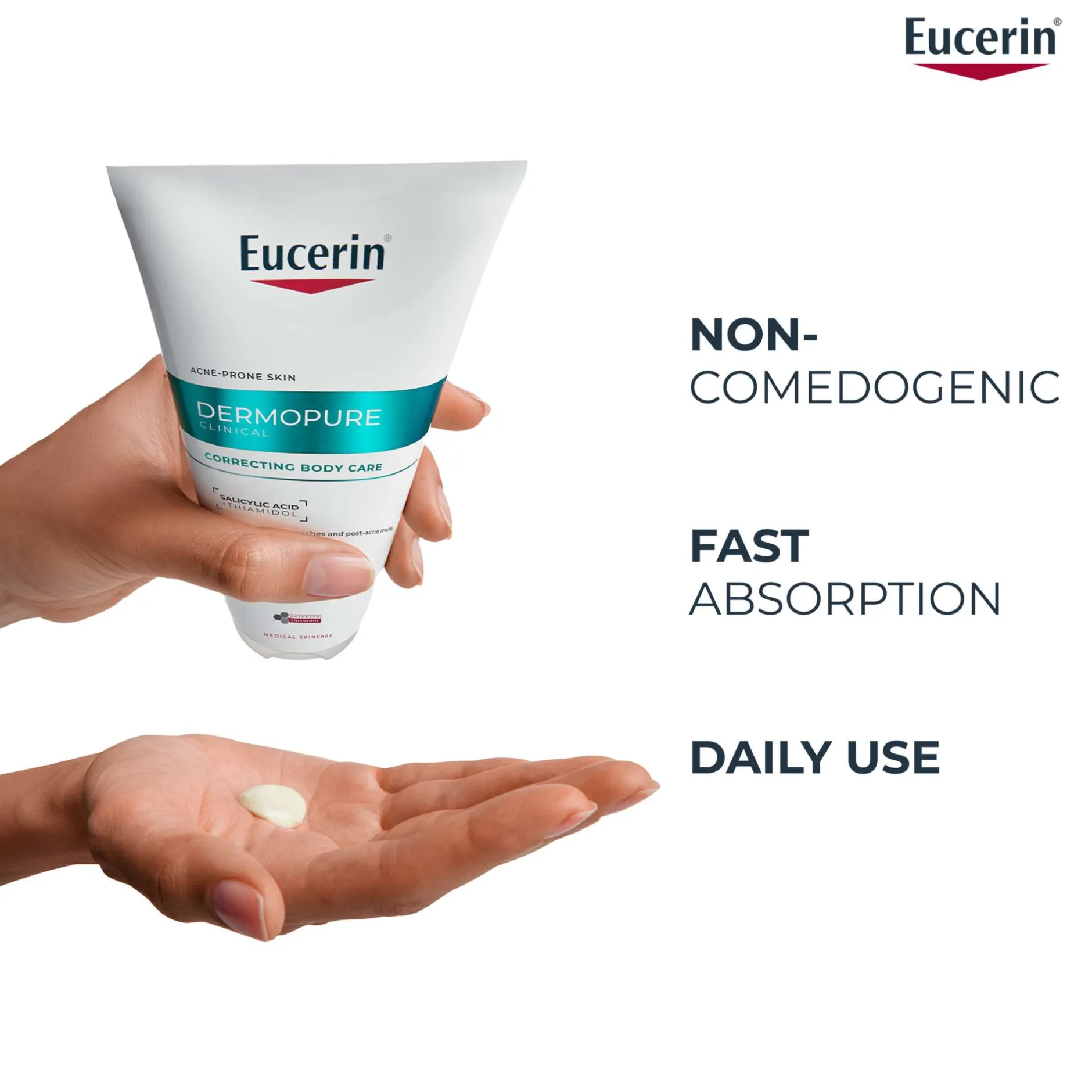 Eucerin DermoPure Clinical Correcting Body Cream 200ml Hot