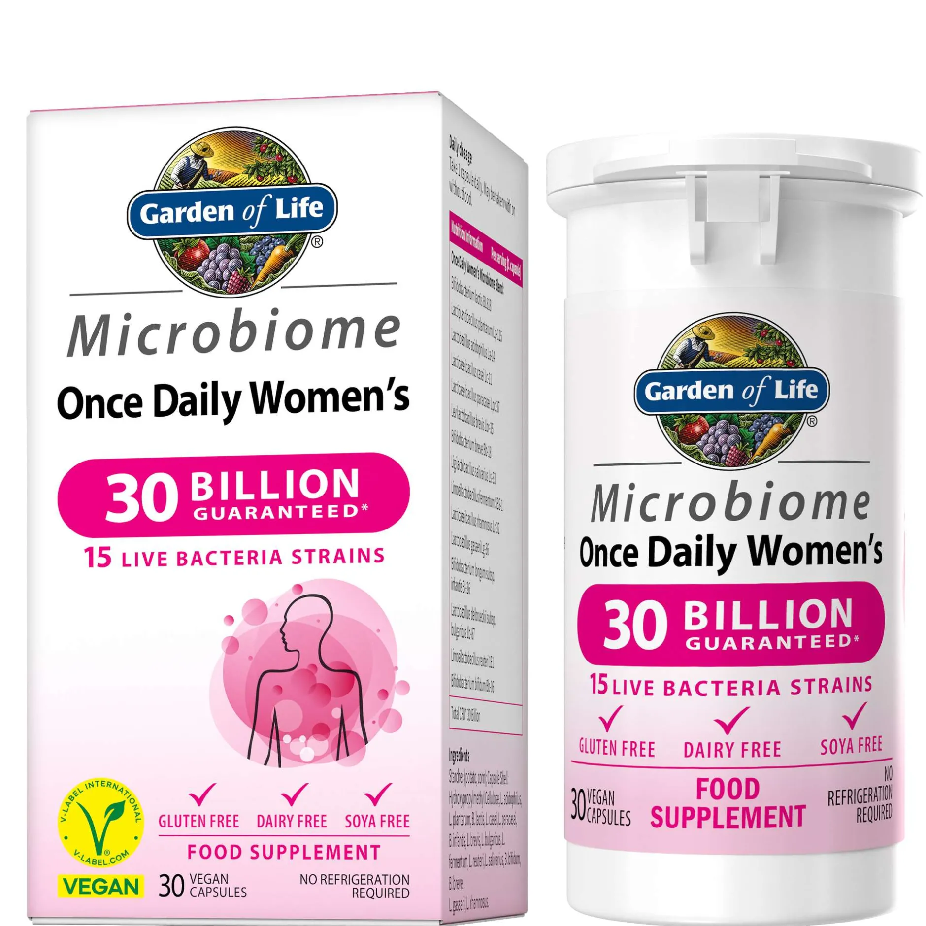 Garden of Life Microbiome Once Daily Womens x 30 New