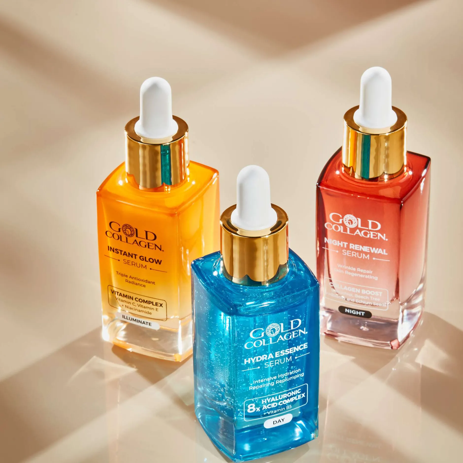 Gold Collagen Skincare Instant Glow Serum 30ml Online