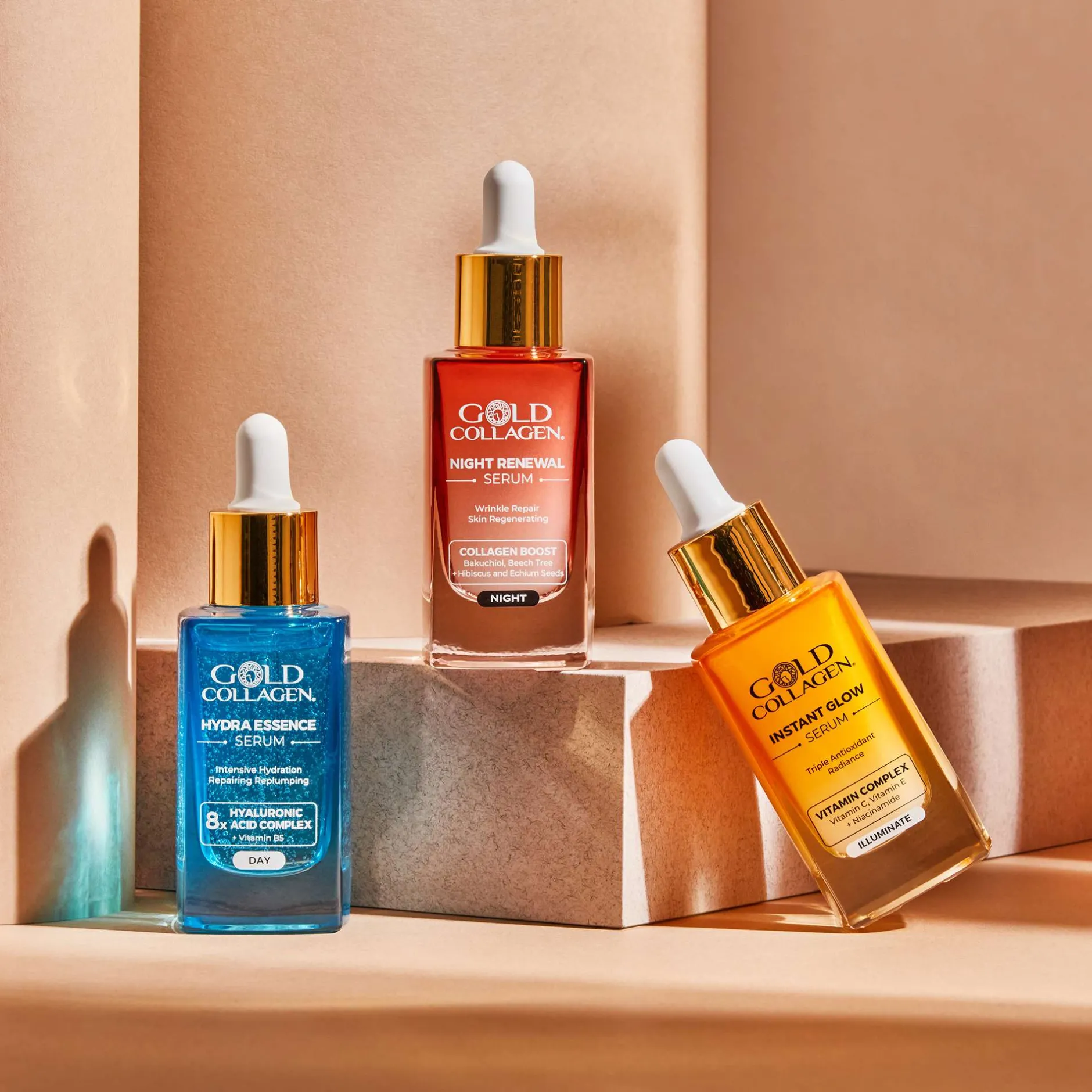 Gold Collagen Skincare Instant Glow Serum 30ml Online