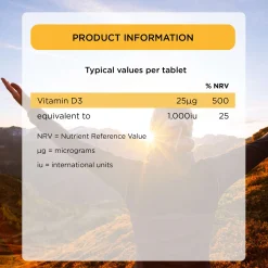 Healthspan Vitamin D Super Strength Vitamin D3 Tablets x 240 Hot