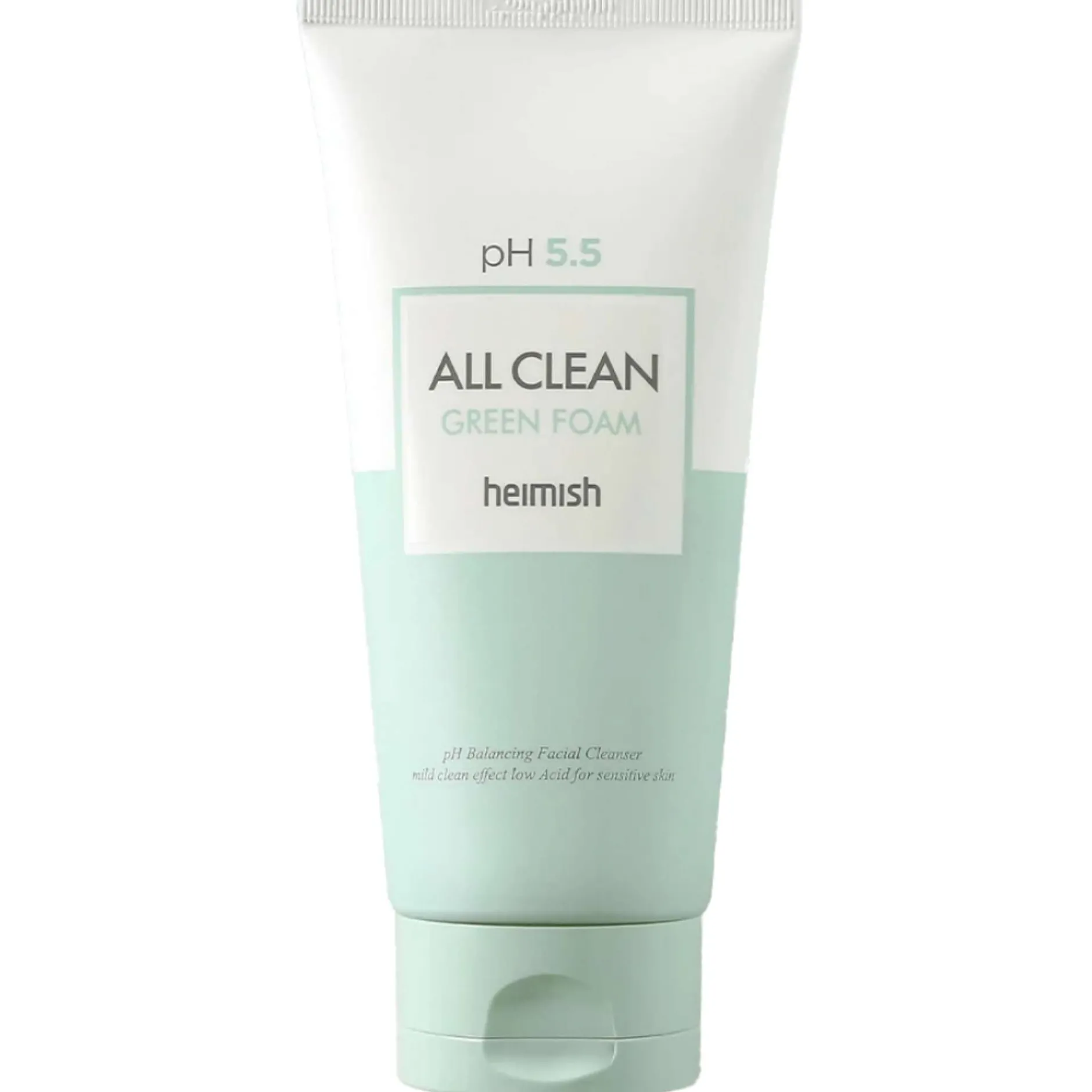 Heimish Skincare All Clean Green pH Balancing Facial Cleanser Foam 150g New