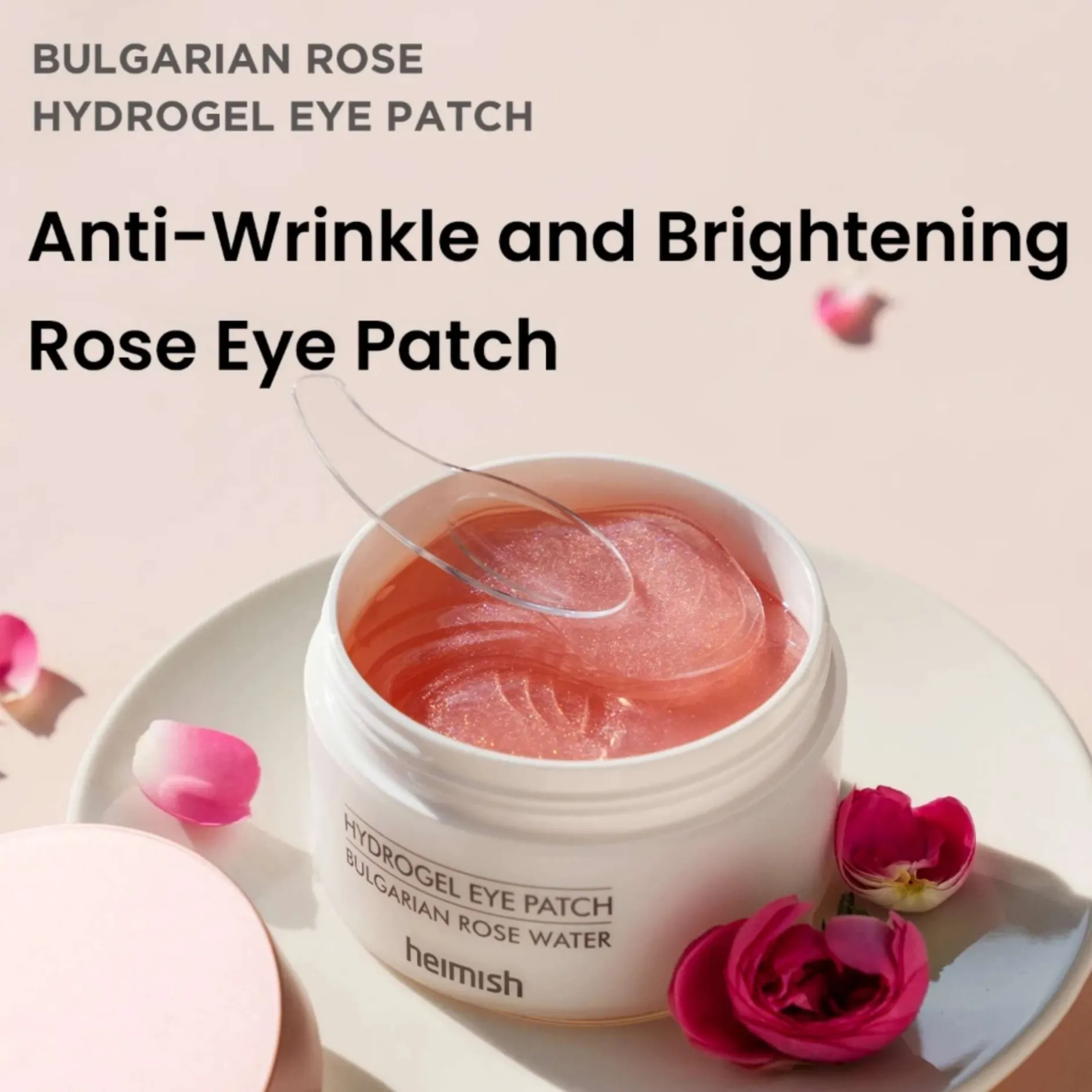 Heimish Skincare Bulgarian Rose Hydrogel Eye Patches x 60 New