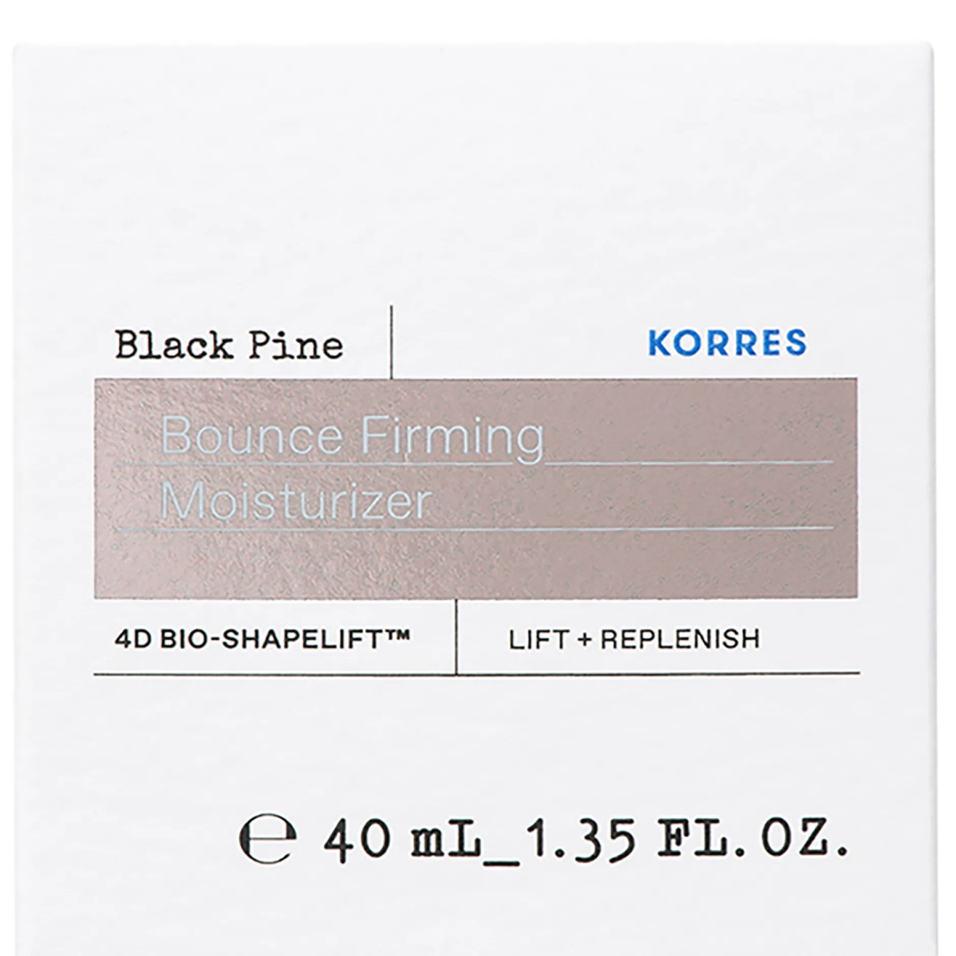 KORRES Face Care Black Pine 4D BioShapeLift Plump-up Sleeping Facial 40ml Hot