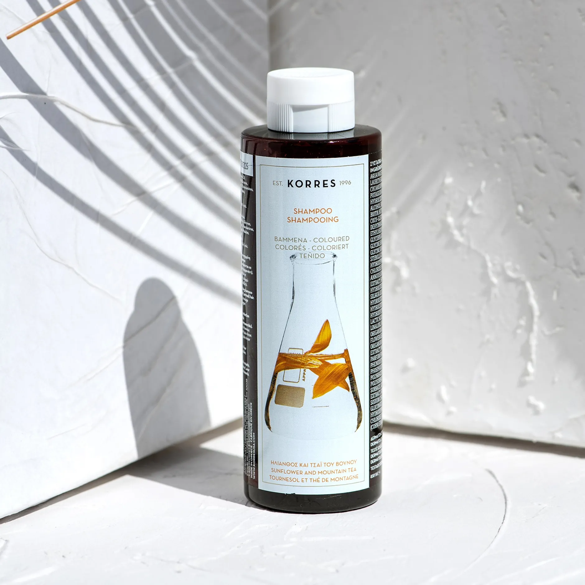 KORRES Haircare Sunflower and Mountain Tea Shampoo for Coloured Hair 250ml Online