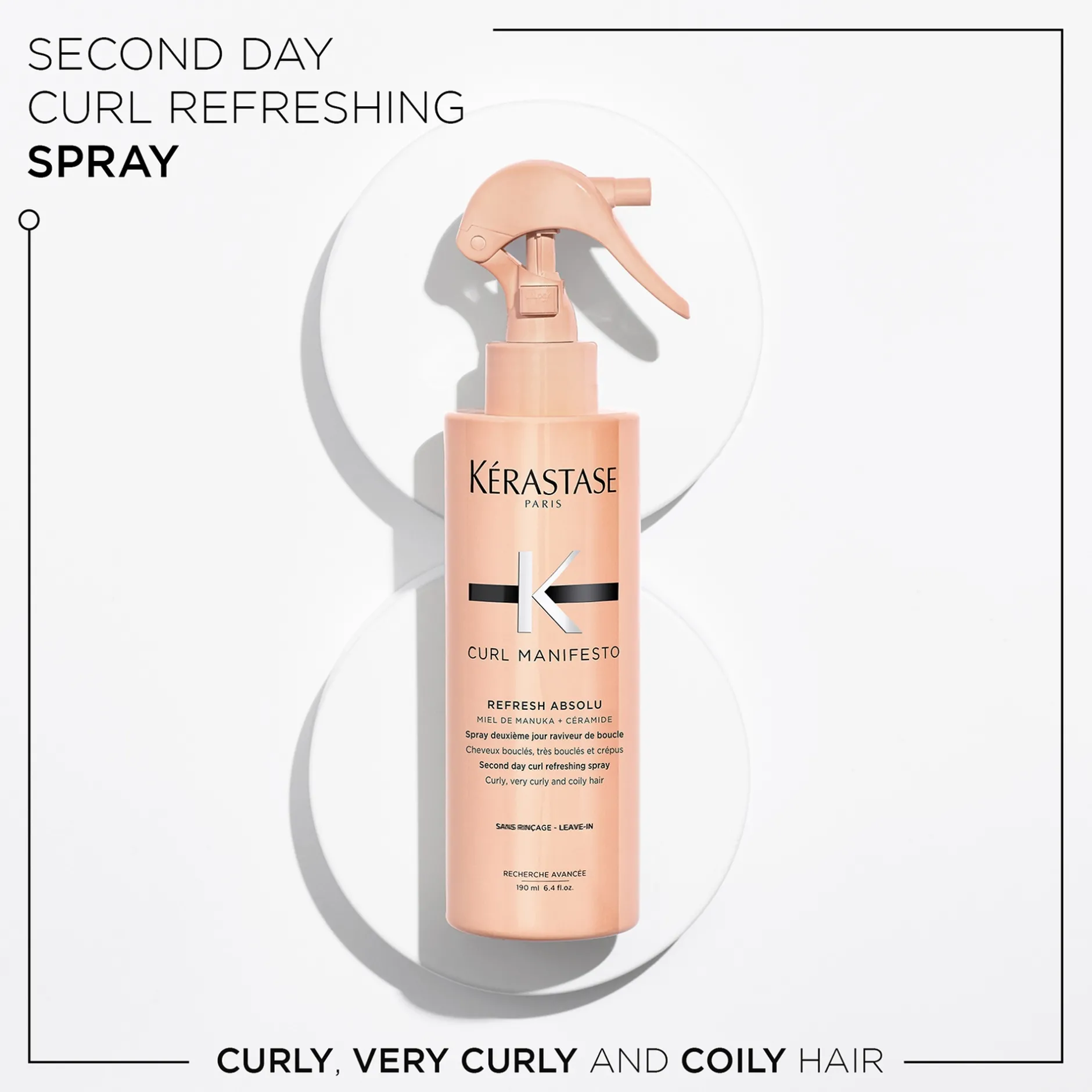 Kérastase Curl Manifesto Refresh Absolu: Curl Refreshing Spray 190ml Hot
