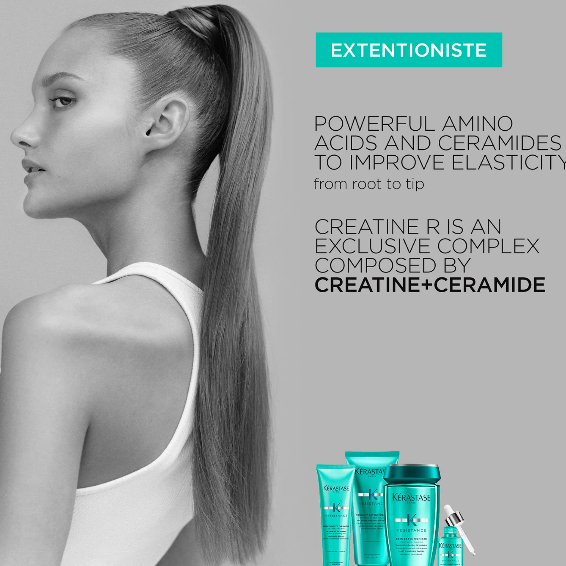 Kérastase Resistance Extentioniste Thermique: Length Caring Gel Cream 150ml Hot