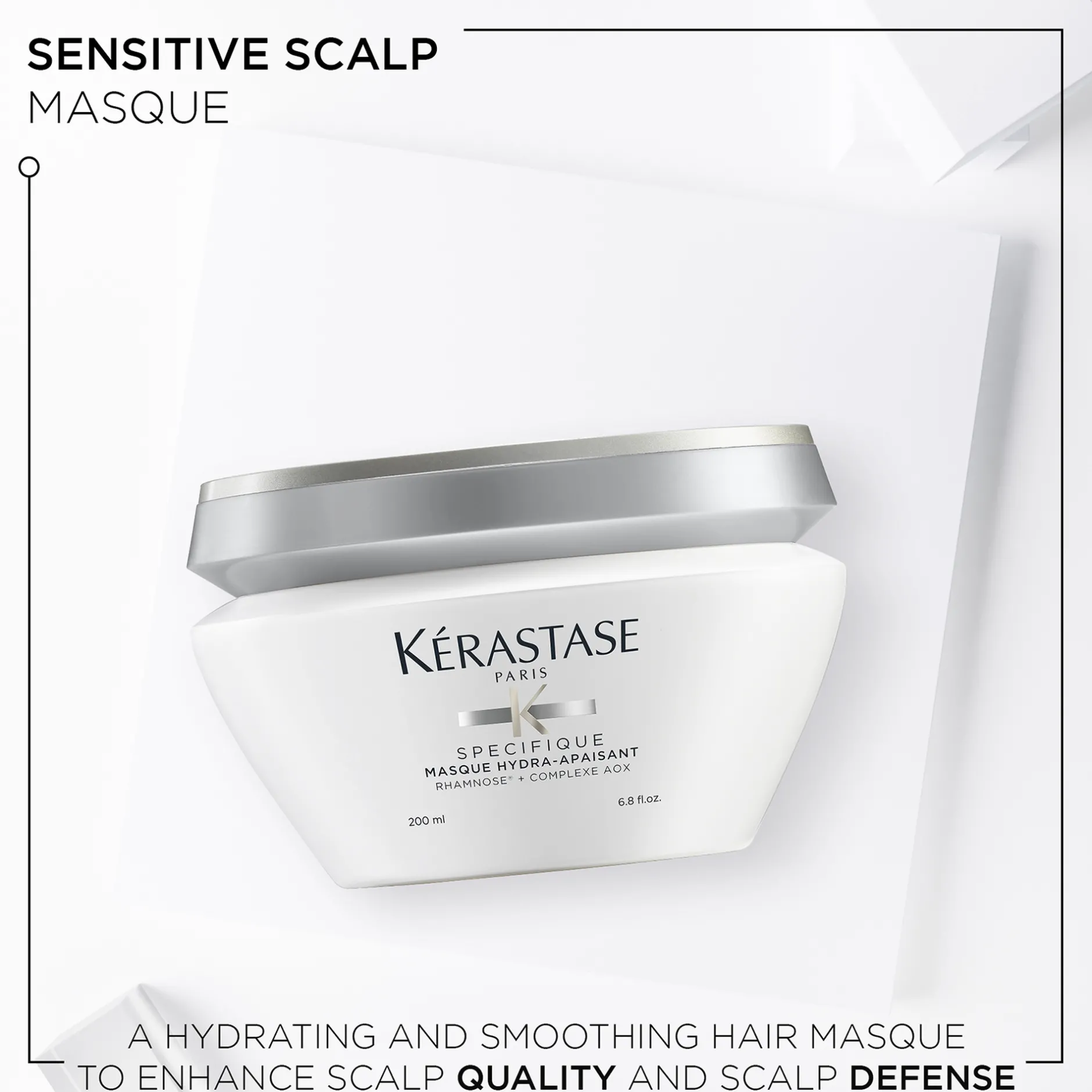 Kérastase Specifique Masque Hydra-Apaisant: Sensitive Scalp Masque 200ml New