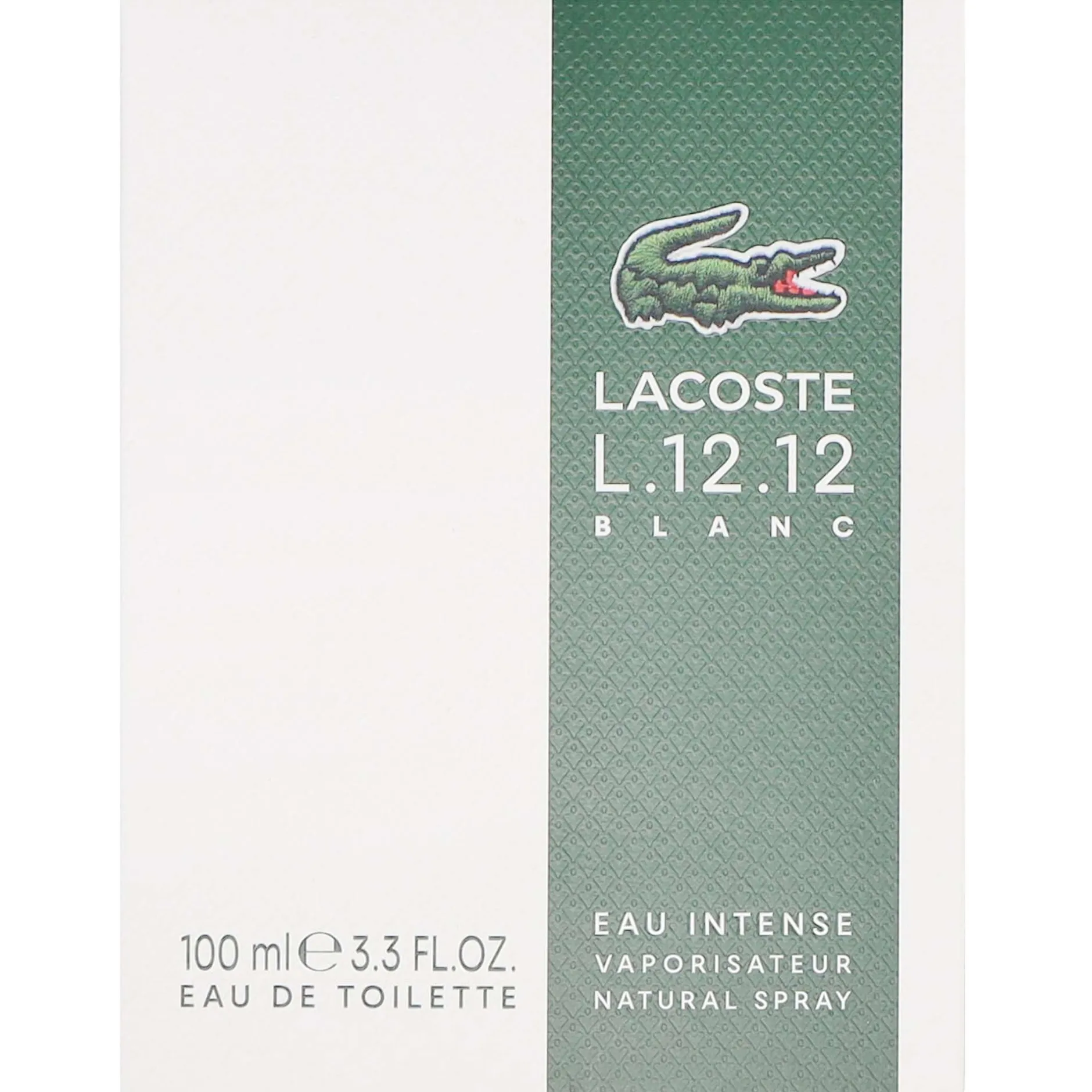 Lacoste L.12.12 Blanc Eau Intense Eau de Toilette Spray 100ml Hot