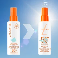 Lancaster Sun For Kids Face & Body Milky Spray SPF50+ 150ml Hot