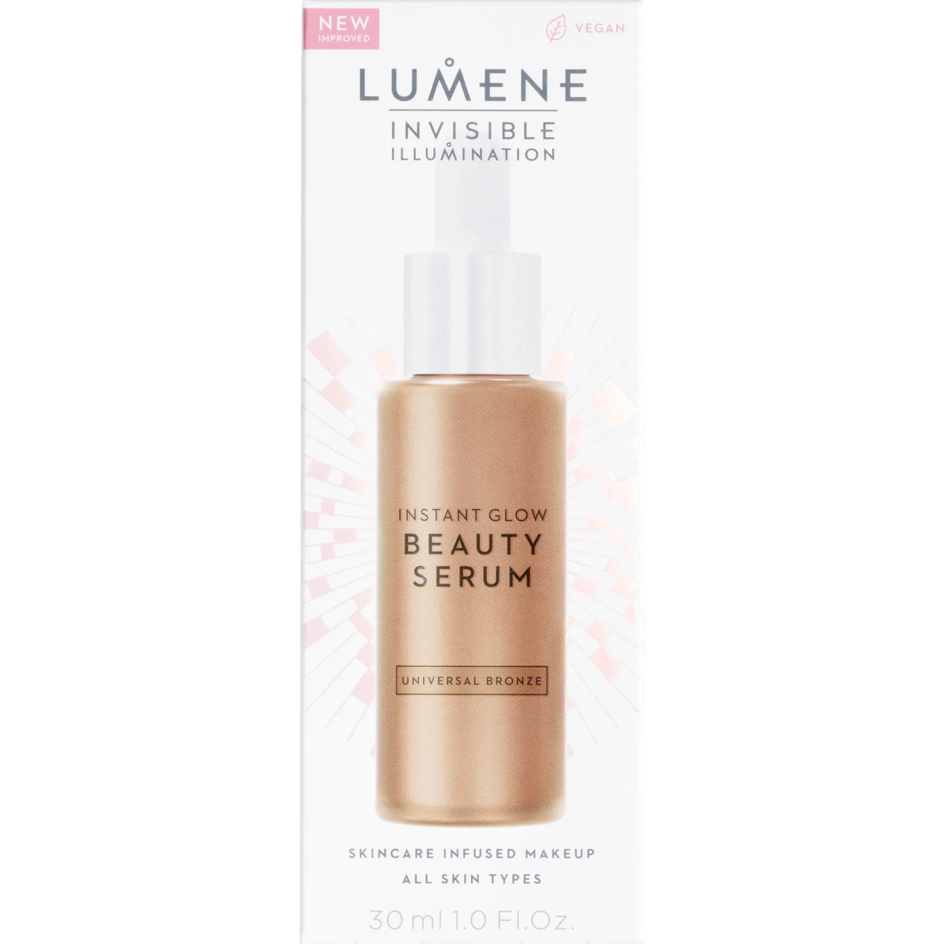 Lumene Invisible Illumination Instant Glow Beauty Serum Universal Bronze 30ml Best