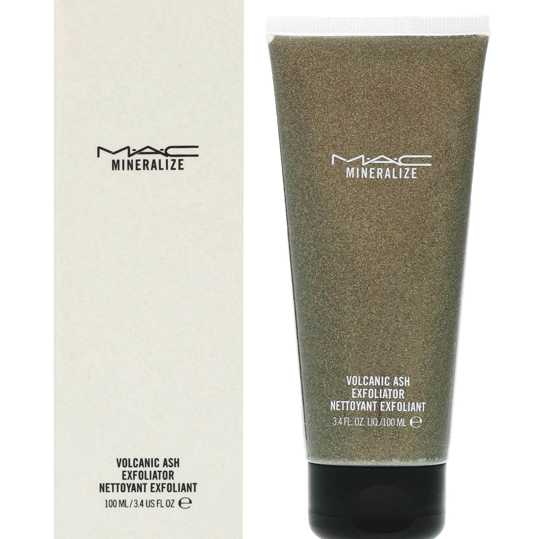M.A.C Cleansers Mineralize Volcanic Ash Exfoliator 100ml New
