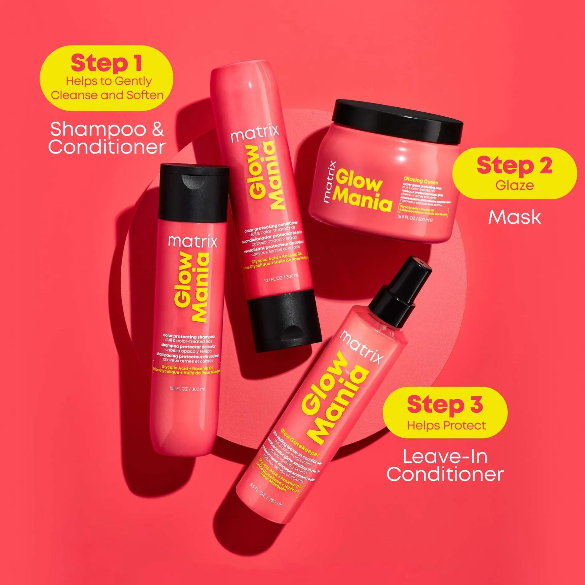 Matrix Glow Mania Glazing Queen: Super Gloss Protecting Mask 500ml