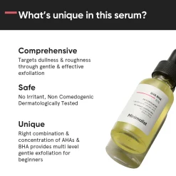 Minimalist Skin Care AHA BHA 10% Face Exfoliator 30ml Discount