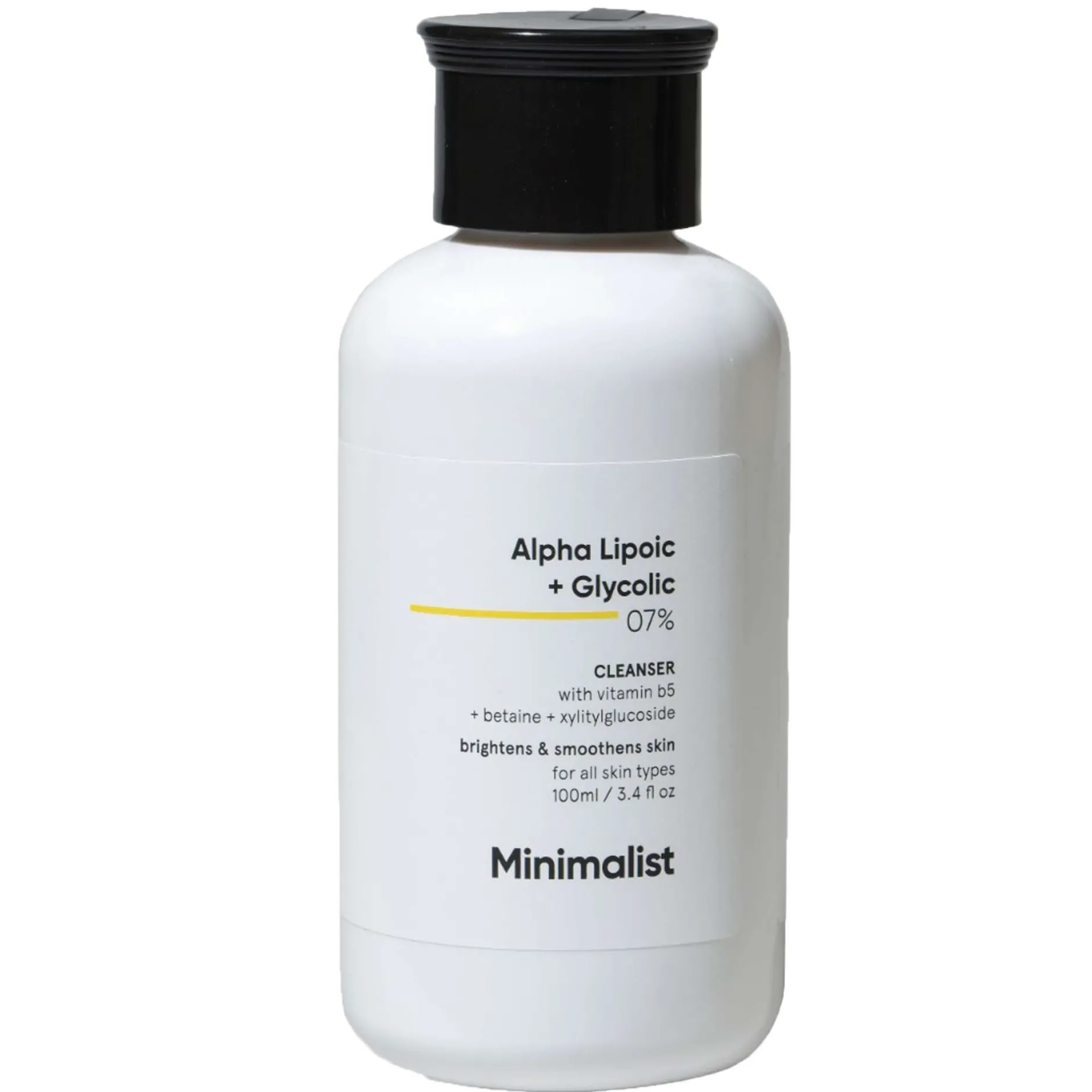 Minimalist Skin Care Alpha Lipoic + Glycolic 07% Cleanser 100ml Hot