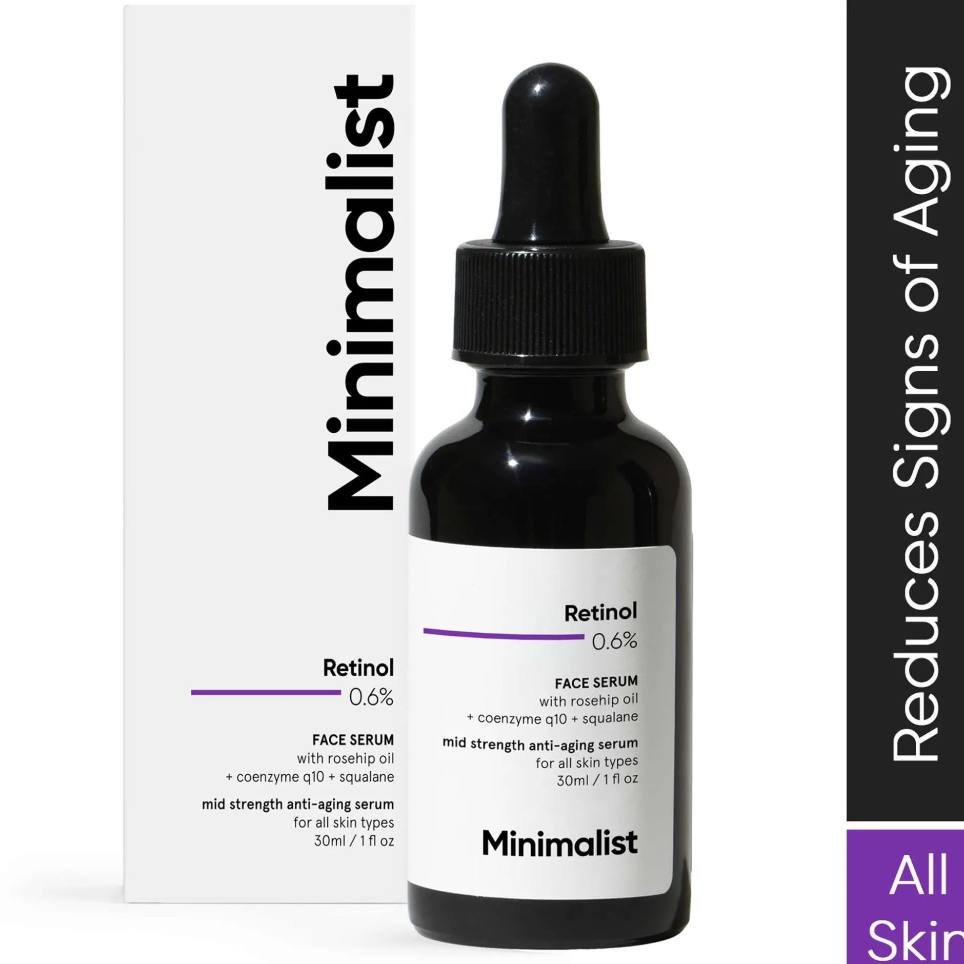 Minimalist Skin Care Retinol 0.6% Face Serum 30ml Discount