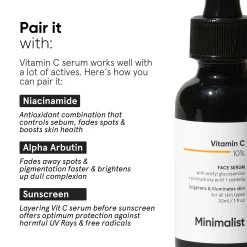 Minimalist Skin Care Vitamin C 10% Face Serum 30ml Online