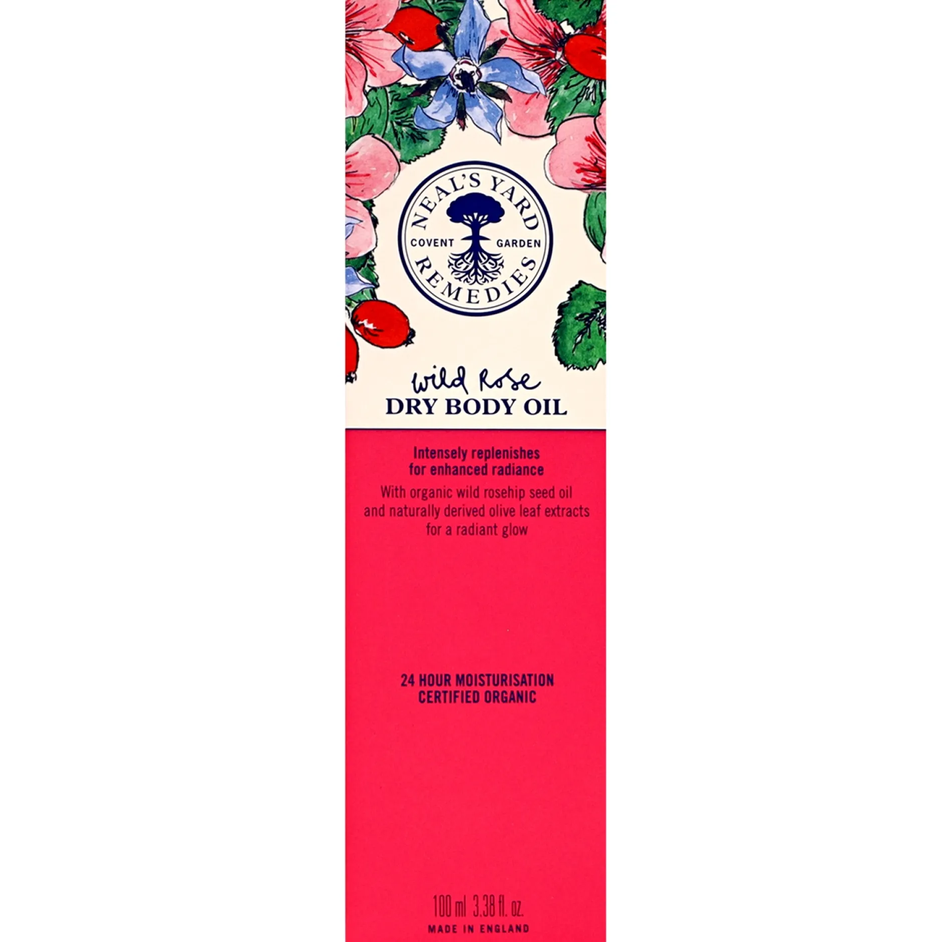 Neal's Yard Remedies Body Moisturisers Wild Rose Dry Body Oil 100ml Online