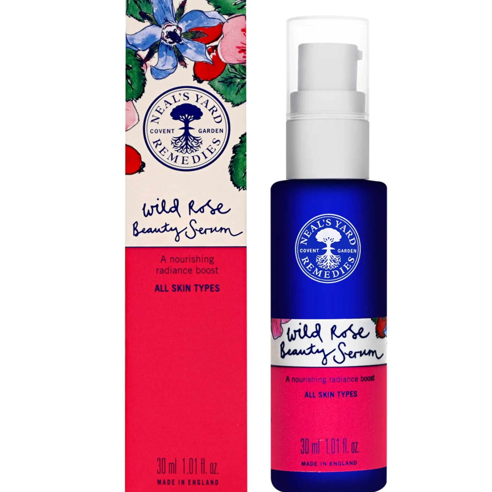 Neal's Yard Remedies Facial Moisturisers Wild Rose Beauty Serum All Skin Types 30ml Hot